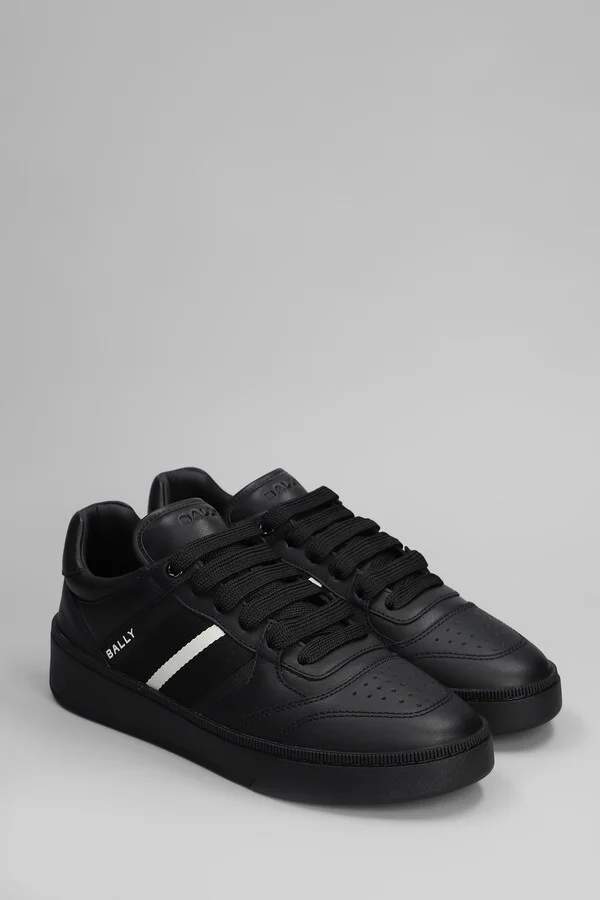 Rebby Sneakers In Black Leather - Image 2