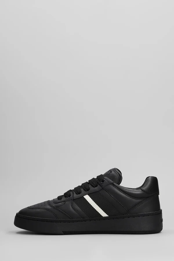 Rebby Sneakers In Black Leather - Image 3
