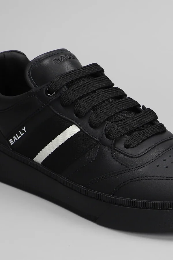 Rebby Sneakers In Black Leather - Image 5