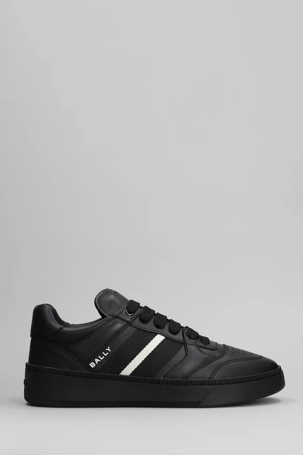 Rebby Sneakers In Black Leather