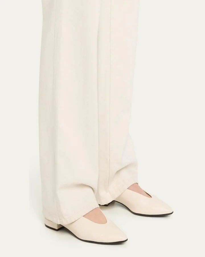 Rebecca Calfskin Ballerina Flats - Image 8