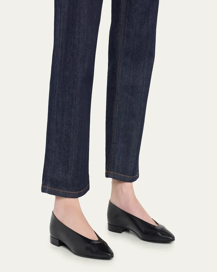 Rebecca Calfskin Ballerina Flats - Image 9