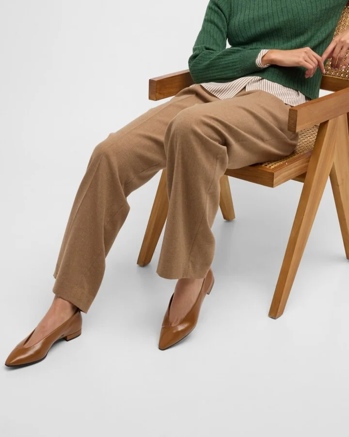 Rebecca Calfskin Ballerina Flats - Image 6