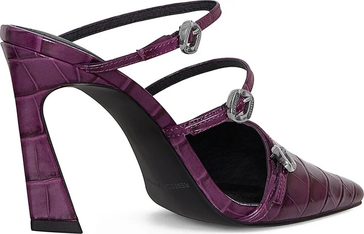 Rebecca Minkoff Buckle Leather Mule - Image 2