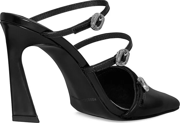 Rebecca Minkoff Buckle Leather Mule - Image 2