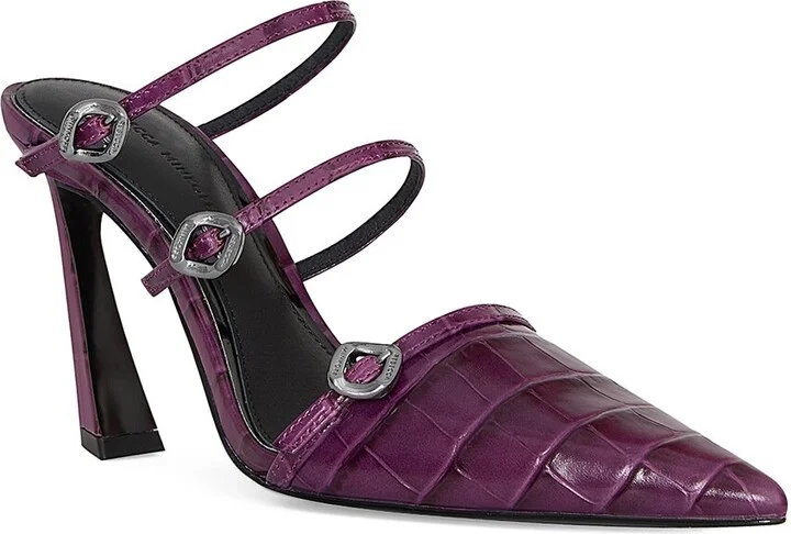 Rebecca Minkoff Buckle Leather Mule