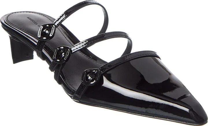 Rebecca Minkoff Buckle Leather Mule