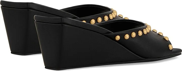 Rebecca Minkoff Leather Wedge Sandal - Image 2