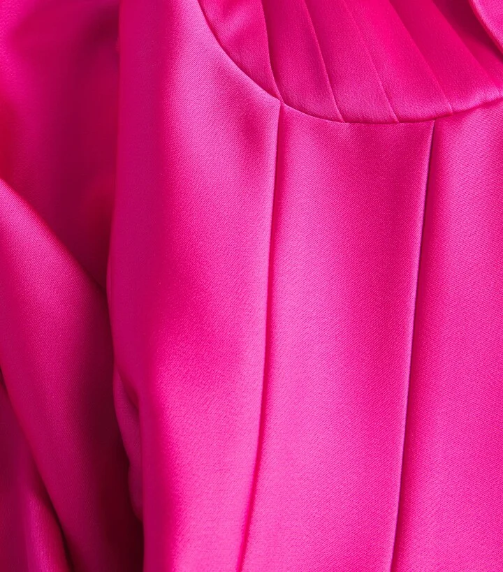 Rebecca Vallance Satin Saskia Midi Dress - Image 5