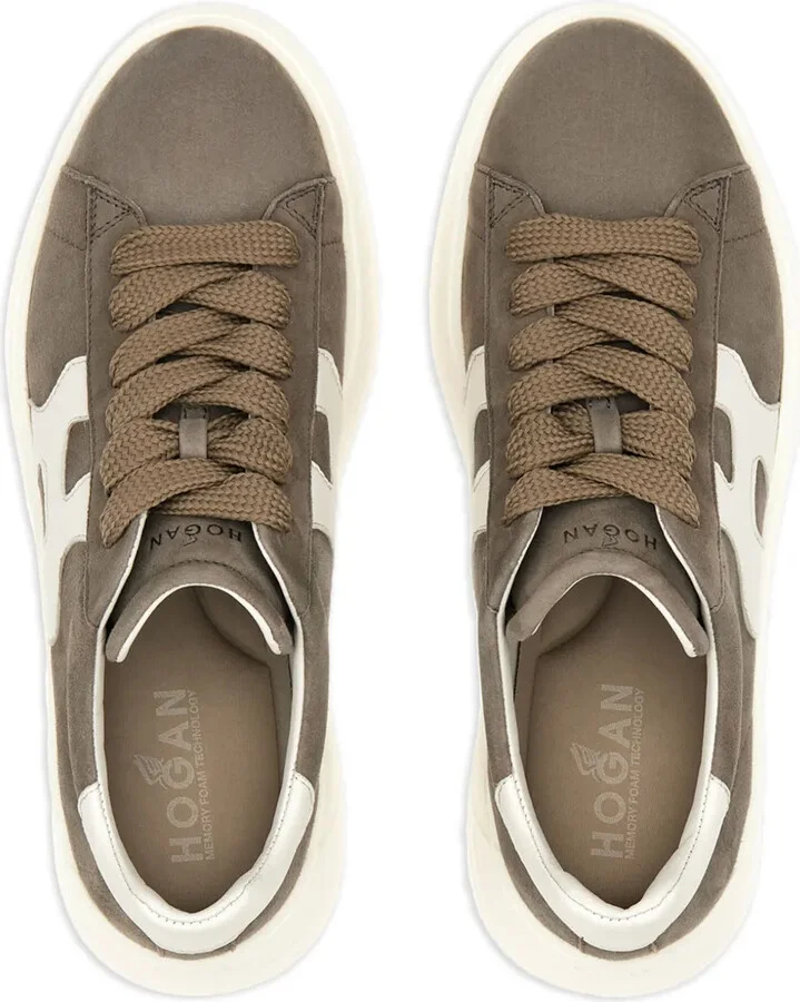 Rebel lace-up suede sneakers - Image 5