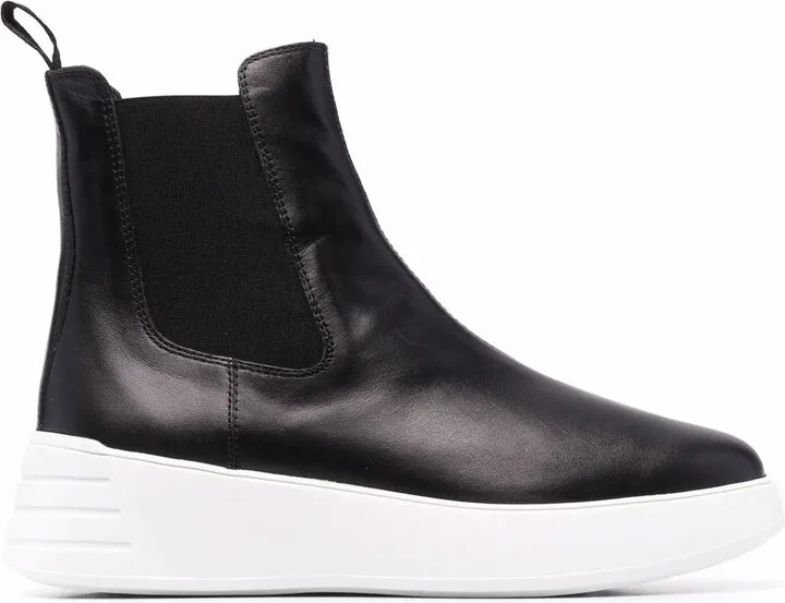 Rebel leather Chelsea boots