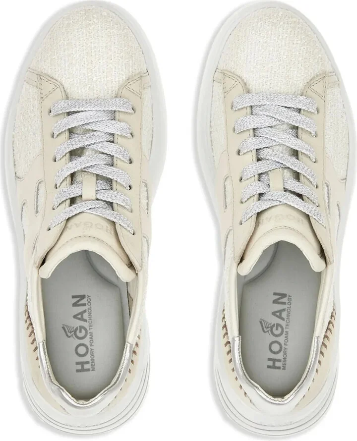 Rebel logo-appliqué sneakers - Image 4