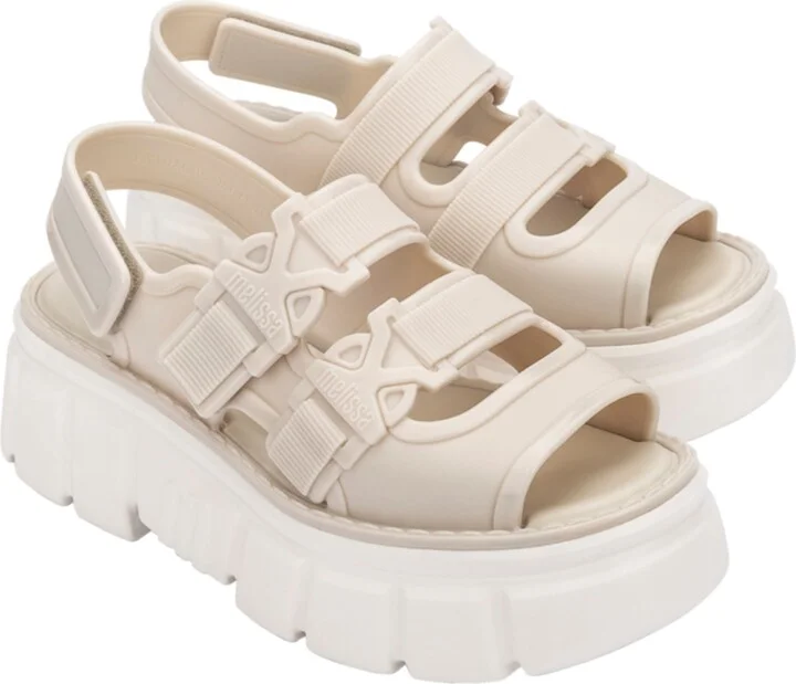 BEIGE/ WHITE