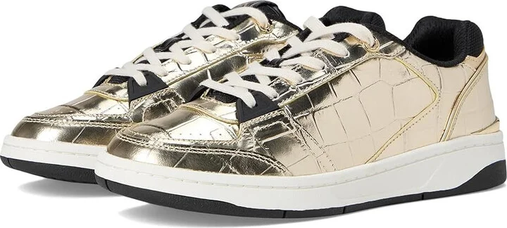 Rebel Sneakers Women's US 8.5 Pale Gold Lifestyle Shoes ZOGG42