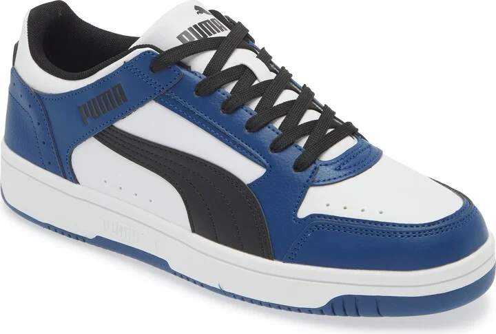 PUMA WHITE-PUMA BLACK-BLUE