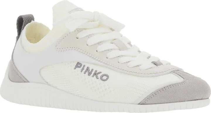 'reby 03' White Sneakers With Logo Patch On The Tongue And Logo Lettering On The Side In Cotton Blend Woman - Image 2