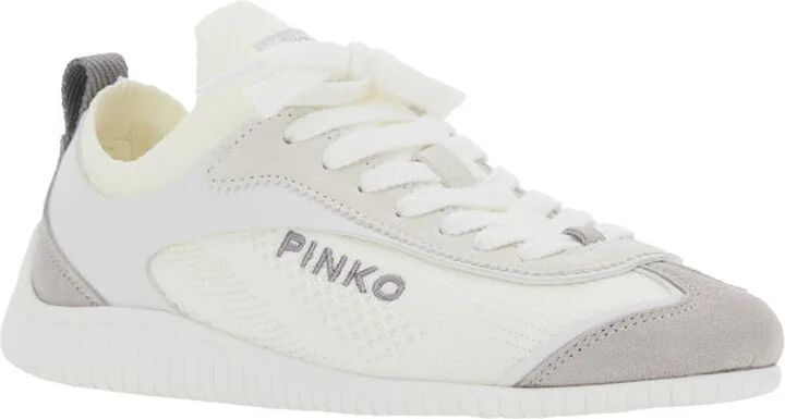 'Reby 03' White Sneakers With Logo Patch On The Tongue And Logo Lettering On The Side In Cotton Blend Woman - Image 2