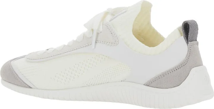 'Reby 03' White Sneakers With Logo Patch On The Tongue And Logo Lettering On The Side In Cotton Blend Woman - Image 3