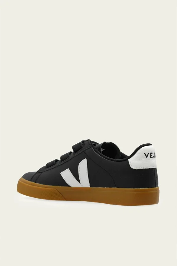 Recife Chromefree Leather Men Sneaker in Black White - Image 3