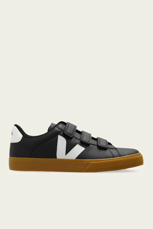 Recife Chromefree Leather Men Sneaker in Black White