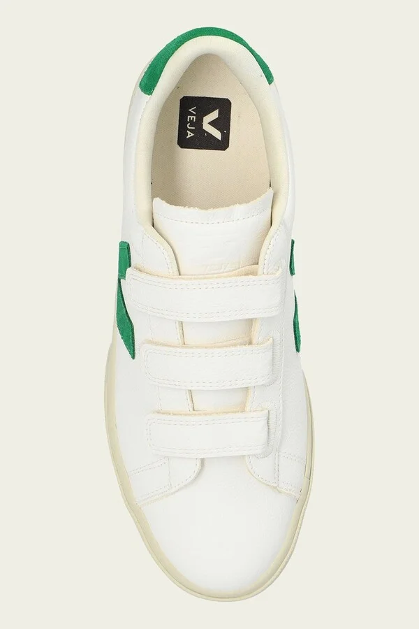 Recife Chromefree Leather Men Sneaker in White Emeraude - Image 4