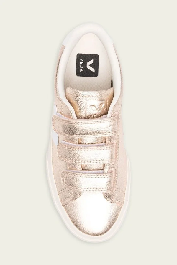 Recife Chromefree Leather Sneaker in Platine White - Image 4