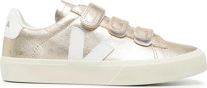 Recife Metallic Logo-Patch Sneakers