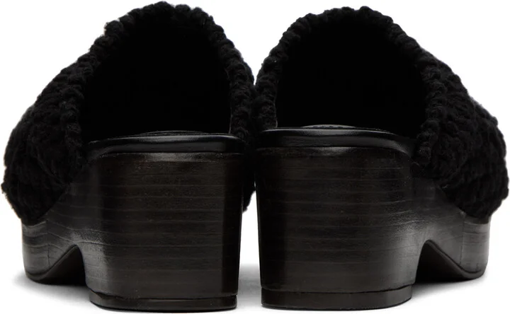 RECTO Black Bohemian Clogs - Image 2