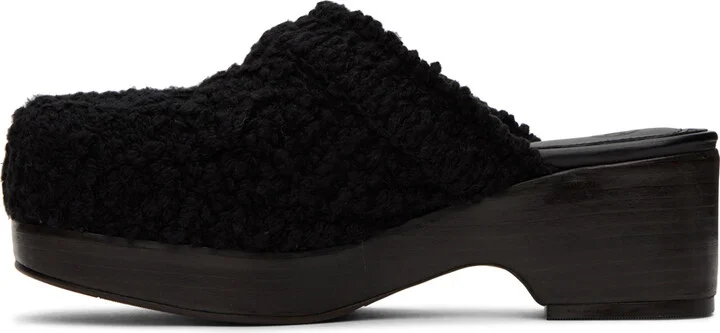 RECTO Black Bohemian Clogs - Image 3