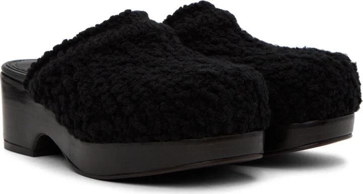 RECTO Black Bohemian Clogs - Image 4