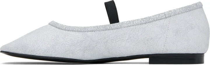 RECTO Off-White Katharina Ballerina Flats - Image 3
