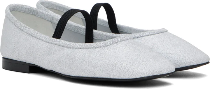 RECTO Off-White Katharina Ballerina Flats - Image 4