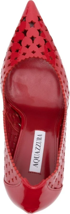 Red 105mm Amourose Pumps - Image 4