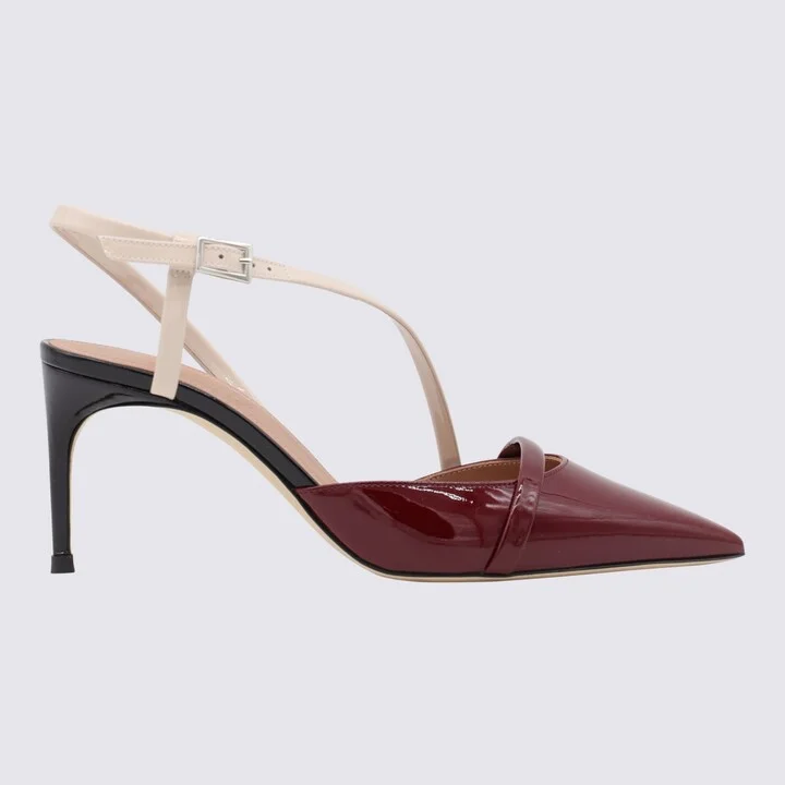 Red And Black Leather Valeria 70-7 Pumps