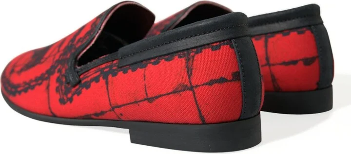 Red Black Torero Loafers Slippers Men Men's Shoes - Image 4