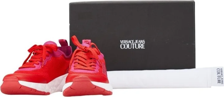 Red Color White Sneakers (Pre-Owned) - Image 11