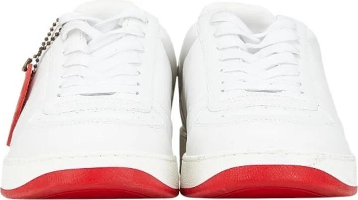 Red Color White Sneakers (Pre-Owned) - Image 2