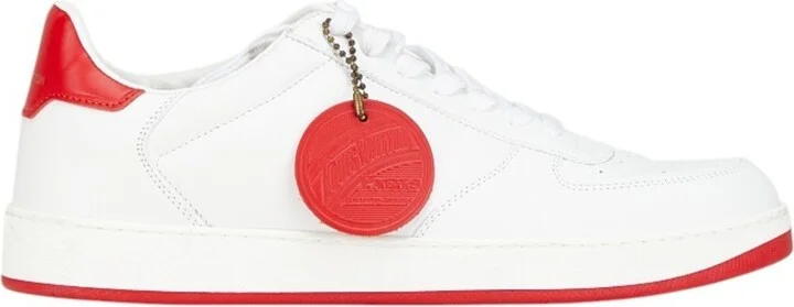 Red Color White Sneakers (Pre-Owned) - Image 4