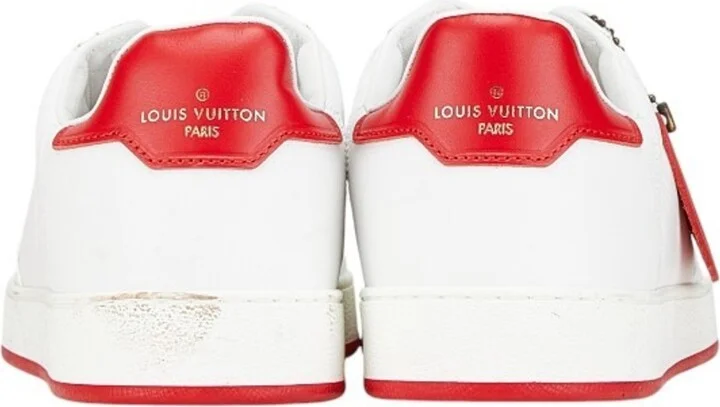 Red Color White Sneakers (Pre-Owned) - Image 5
