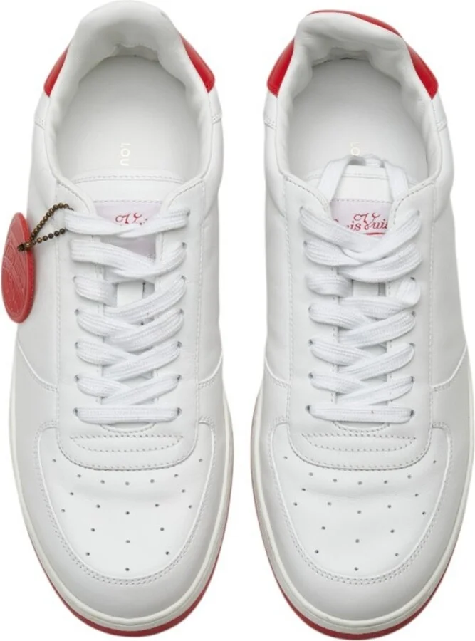 Red Color White Sneakers (Pre-Owned) - Image 6