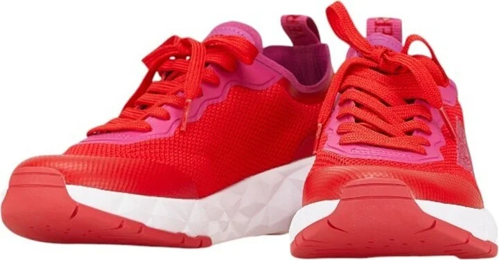 Red Color White Sneakers (Pre-Owned)