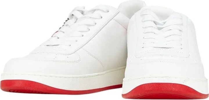 Red Color White Sneakers (Pre-Owned)