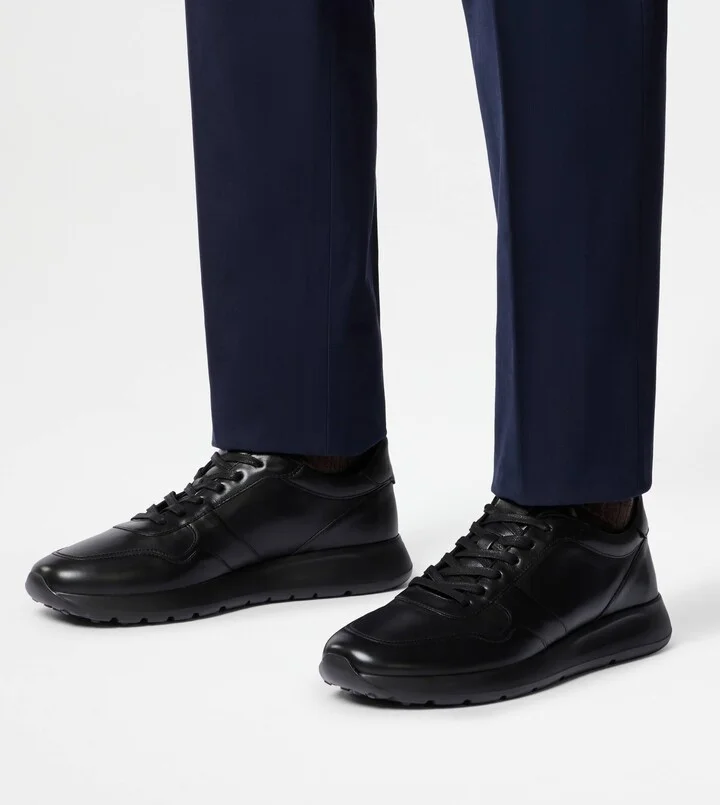 Red Dot Sneakers in Leather - Image 7