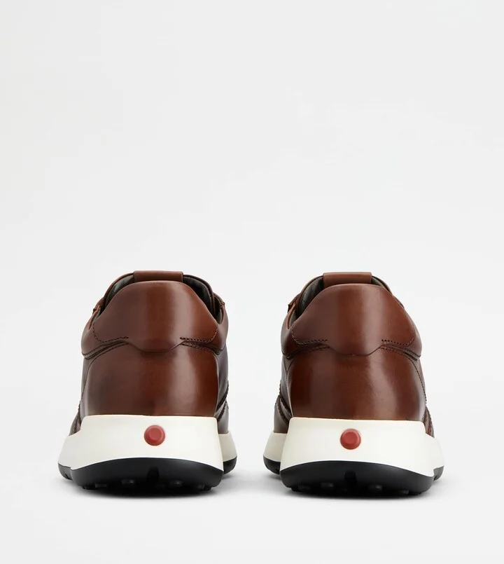Red Dot Sneakers in Leather - Image 3