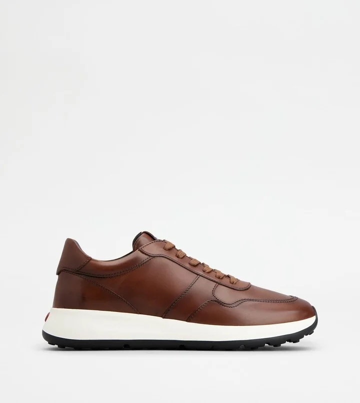 Red Dot Sneakers in Leather