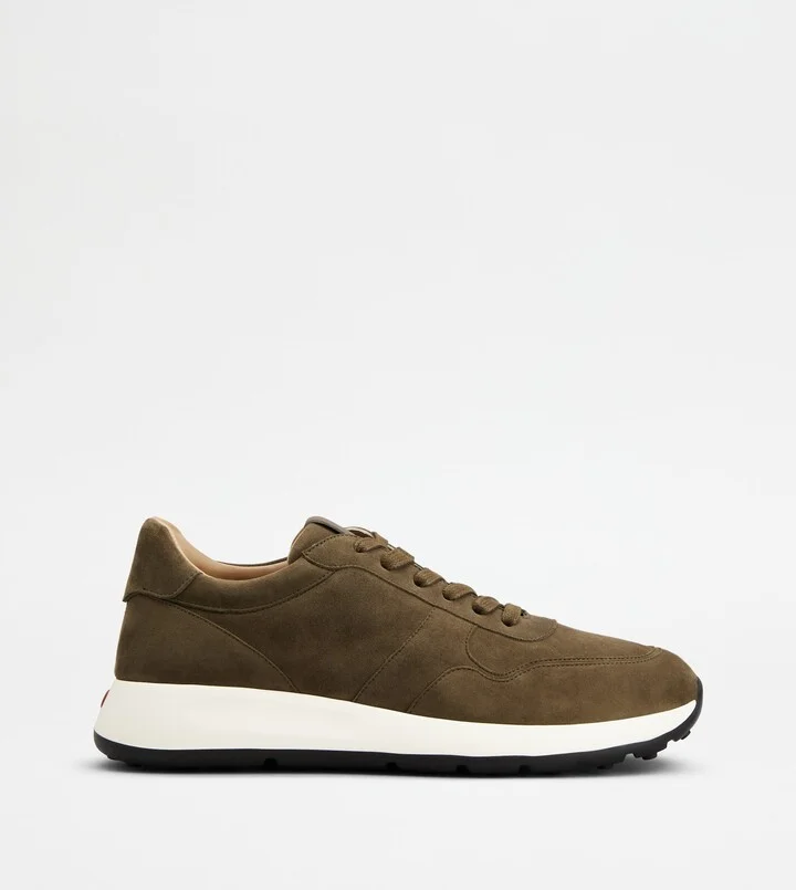 Red Dot Sneakers in Pashmy Suede