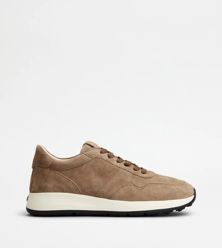 Red Dot Sneakers in Suede