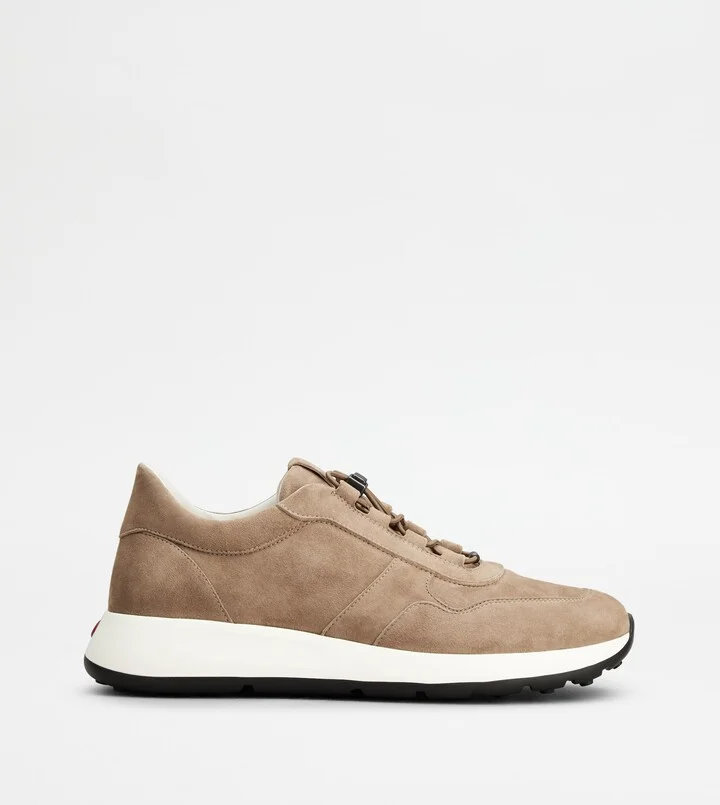 Red Dot Sneakers in Suede