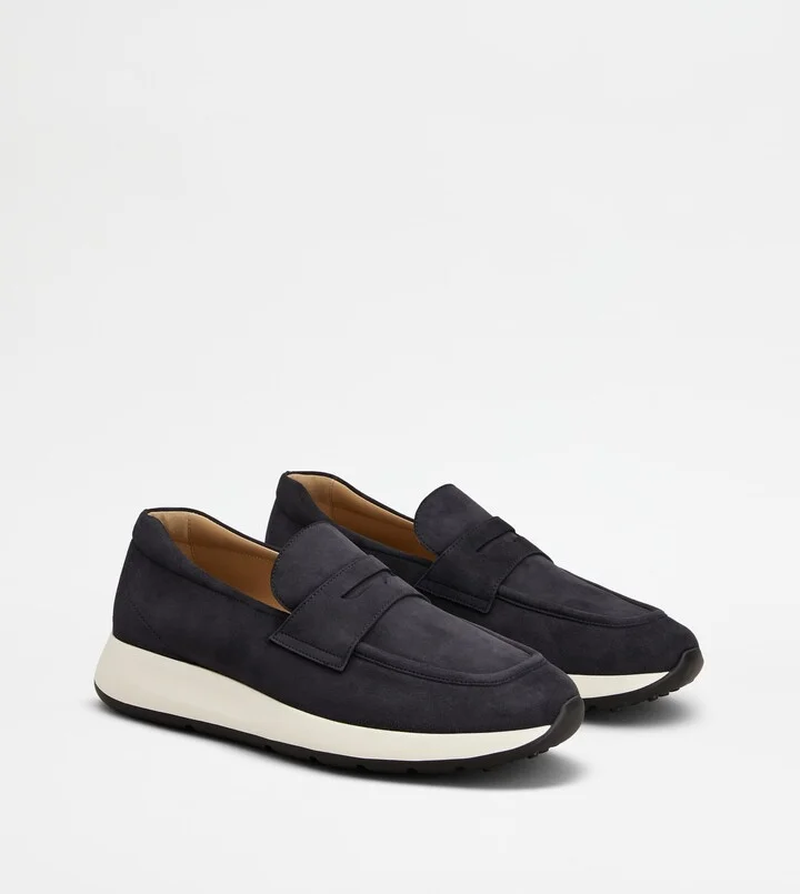 Red Dot Sporty Loafers in Pashmy Suede - Image 2