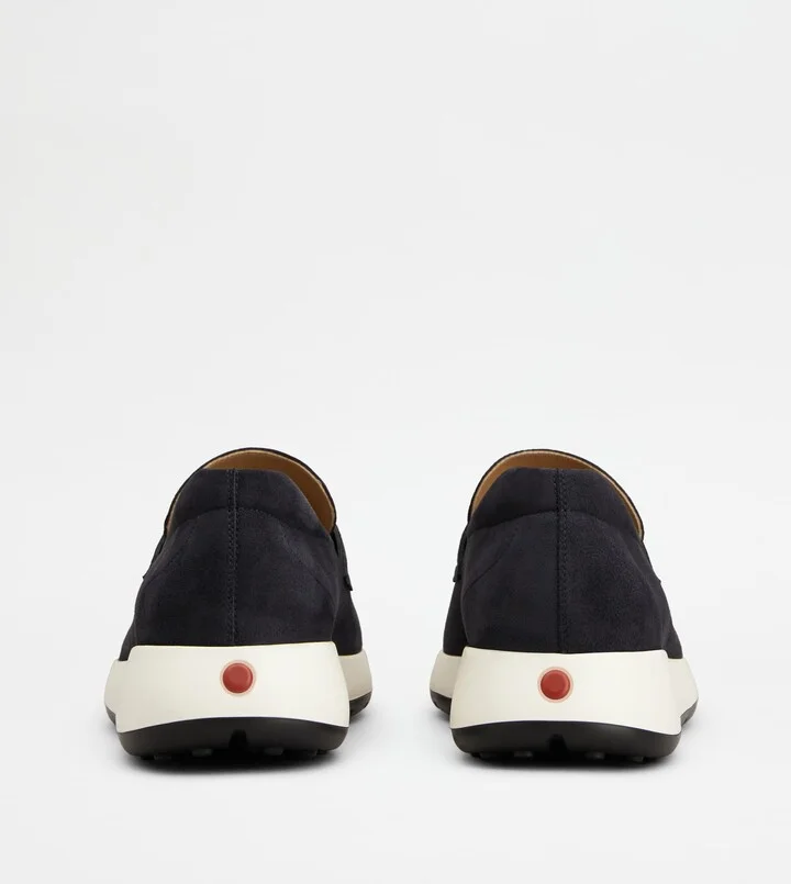 Red Dot Sporty Loafers in Pashmy Suede - Image 3